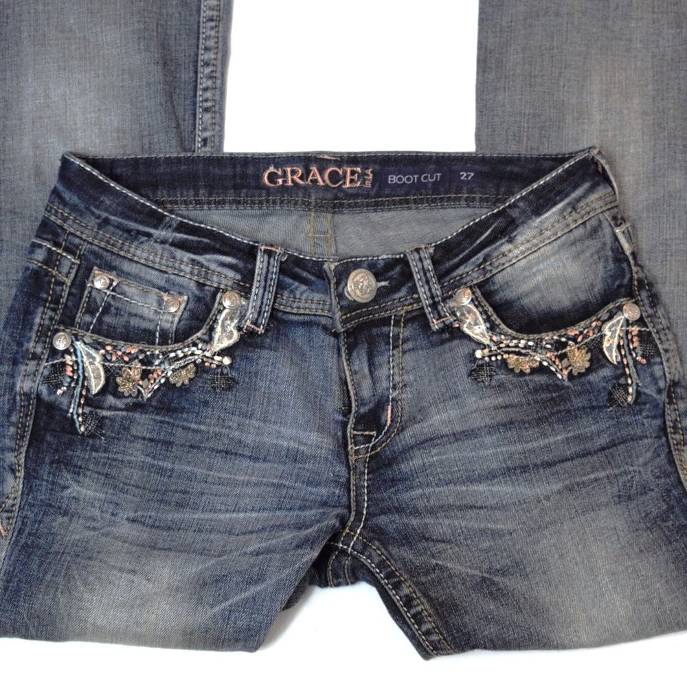 grace in LA bootcut jeans